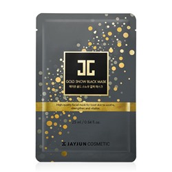 Jayjun Gold Snow Black Премиум маска с экстрактом черного жемчуга
