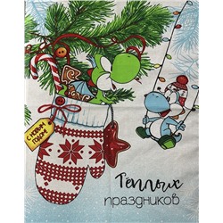 Полотенце рогожка набивное 50х60 №1482