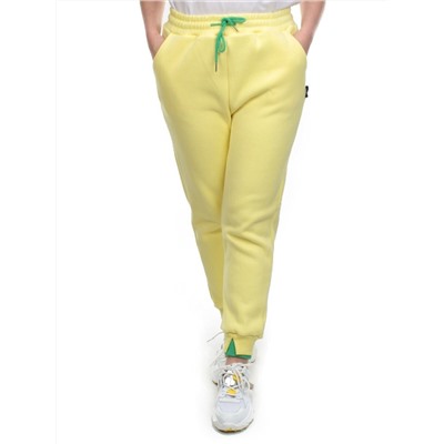 10 YELLOW Брюки спортивные женские на флисе (100% хлопок) 7986