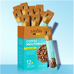 Ополаскиватели для полости рта со вкусом КОФЕ Sadoer, Набор 20 шт. по 10 мл.
