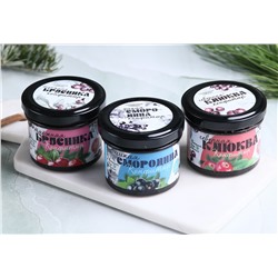 Конфитюр таежный ТАЕЖНАЯ БРУСНИКА / 100 г / банка / Солнечная Сибирь