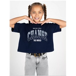 Футболка "Чанг" синий детская