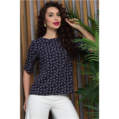 Блуза Джоан (синяя) Б13082-16М