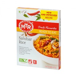 Готовое блюдо (Рис с овощами) (300 г), Sambar Rice, произв. MTR