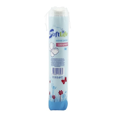 Ватные диски SoftLife 120 шт.