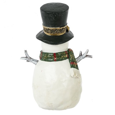 GAEM Фигурка декоративная "Снеговик", L18 W13 H25,5 см