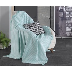 Накидка на Диван 170x220 см. 100% Хлопок Keten Verda SuYeşili