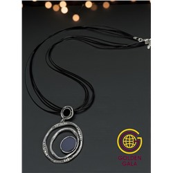 Кулон на кожаном шнурке "Женская грация" Арт КШ2130/06