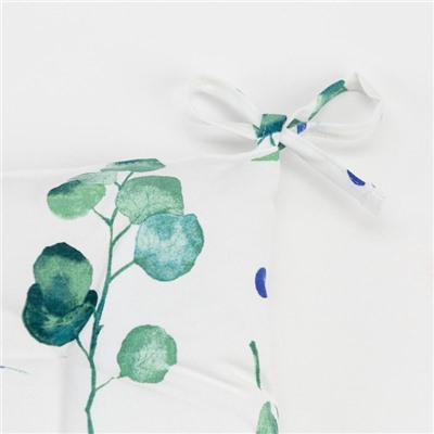 Подушка на стул "Этель" Eucalyptus 42х42см, 100% хл, саржа 190 г/м2
