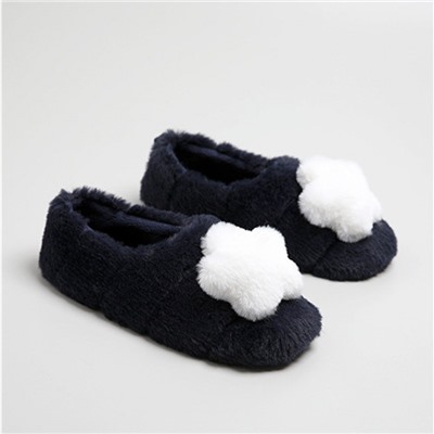 Тапочки «Махровые звёздочки» с задником