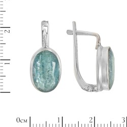 Серьги 'Лимис' с кианитом ИАСК31108Х12КТСN1