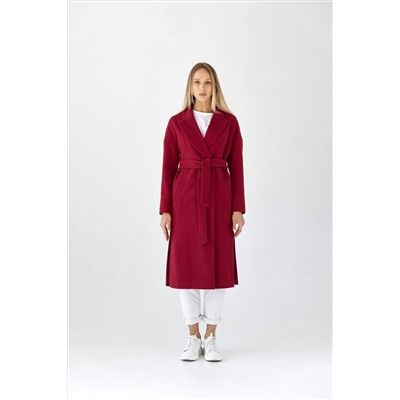 Пальто женское демисезонное 21820 (вино)
