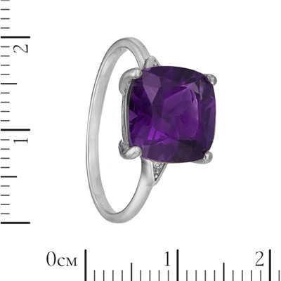 Кольцо 'Элис' с аметистом ТГКС.800АМ