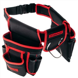 Сумка-пояс двойная, 20 карманов, держатель для молотка Matrix