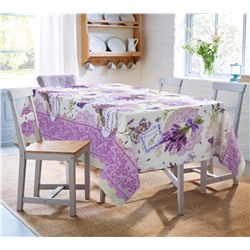 Скатерть рогожка Лаванда 1 Текс-Дизайн