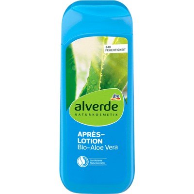 alverde NATURKOSMETIK After Sun Lotion Лосьон после загара с органическим алоэ вера, 200мл