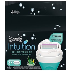 Wilkinson SENSITIVE CARE RASIERKLINGEN FUR DAMEN RASIERER  ЛЕЗВИЯ ДЛЯ ЖЕНСКИХ БРИТОВ ДЛЯ УХОДА ЗА ЧУВСТВИТЕЛЬНОСТЬЮ