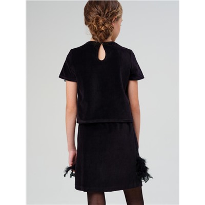 Комплект для девочки: джемпер, юбка