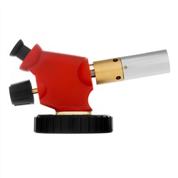 Профессиональная горелка на бутановый баллон, пьезоподжиг, расширенное сопло Matrix