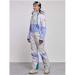Горнолыжный комбинезон женский зимний фиолетового цвета 2320F
