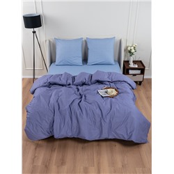 Постельное белье поплин на молнии / Лагуна