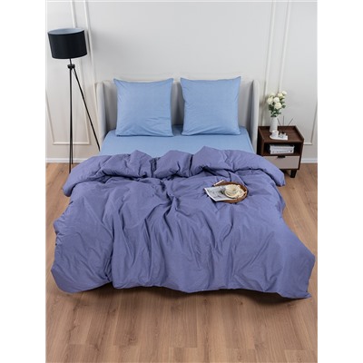 Постельное белье поплин на молнии / Лагуна