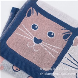 Gauze towel, children's cute scarf, wholesale