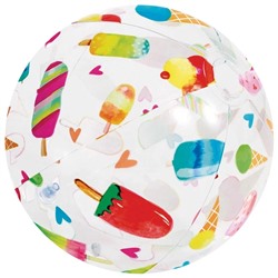 Мяч пляжный INTEX «Узоры» 59040NP, d=51 см, от 3 лет, МИКС