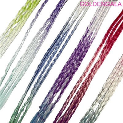 Канекалон (косички на резинке) цветной 6 шт