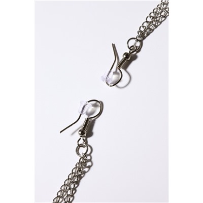 Серьги из стекла «Яркий день» сердце, цвет МИКС