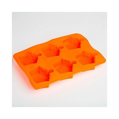 Форма Webber BE-4281S 6шт Пирожное 25,5*17,5*3см (72)