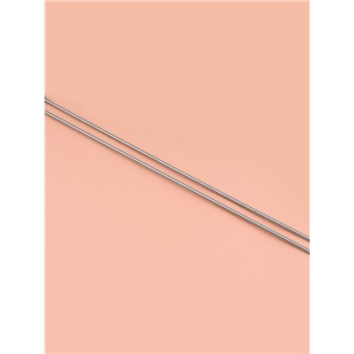 Спицы для вязания, прямые, d=3.5 мм, 35 см, 2 шт.