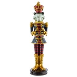 GAEM Фигурка декоративная "Солдатик-лягушонок", L9,5 W9,5 H37,5 см