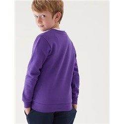 School Unisex Cotton Regular Fit Sweatshirt (2-16 Yrs)
