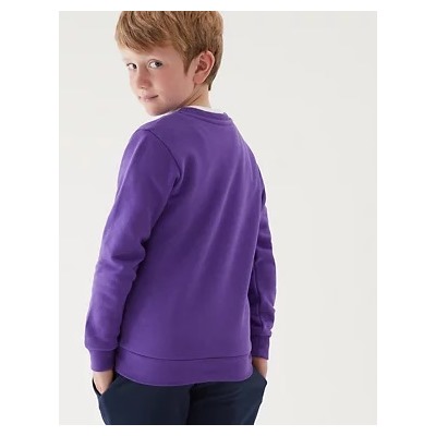 School Unisex Cotton Regular Fit Sweatshirt (2-16 Yrs)