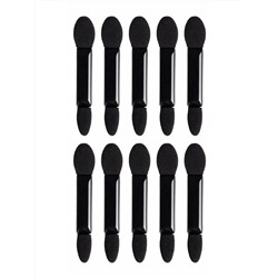 Kristaller Набор двусторонних аппликаторов для макияжа, черный, 10 шт.