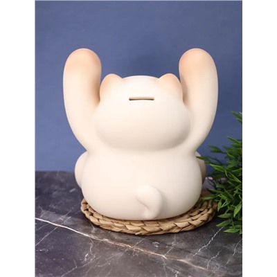 Копилка "Cat paws up" (в комплекте с табличкой и маркером), 21 см