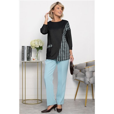 Джемпер Глория (графит/тиффани) Б12199-30