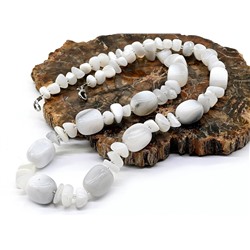 Бусы из Кахолонга галтовка, 52см