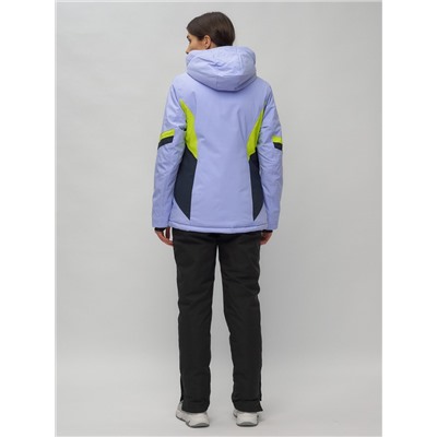 Горнолыжный костюм женский фиолетового цвета 02201F