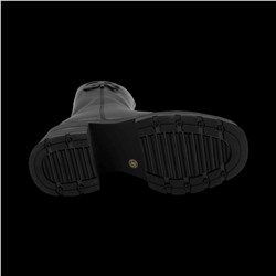 Ботинки из натуральной кожи на меху РМ-084-1 черные