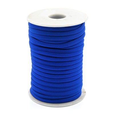 Шнур для плетения нейлоновый 5*2мм цв.синий