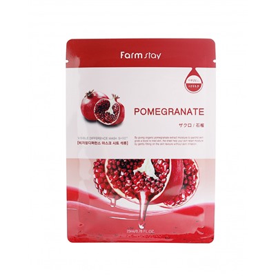 Маска для лица FarmStay Pomegranate Visible Difference Mask Sheet 23 ml