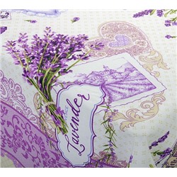 Скатерть рогожка / Лаванда 1