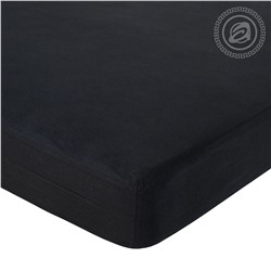 Простыня на резинке из поплина Черный Арт Дизайн