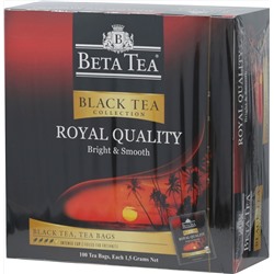 BETA TEA. Royal Quality 200 гр. карт.пачка, 100 пак.