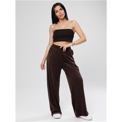 Женские брюки Марлена макси / шоколадный