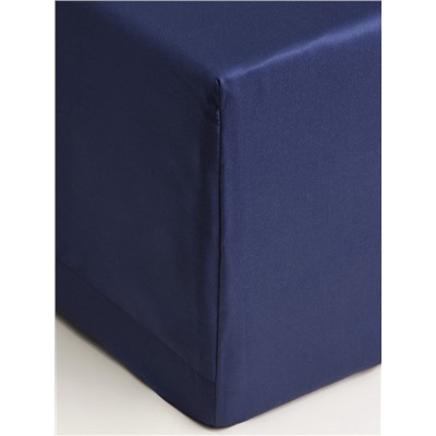 Простыня на резинке SL Home Tencel 140*200+30 см , цв. синий