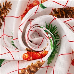 Скатерть новогодняя «Доляна» New Year 146×110 см, 100% хлопок, рогожка 164 г/м²