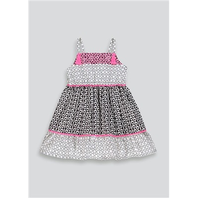 Girls Heart Print Maxi Dress (9mths-6yrs)